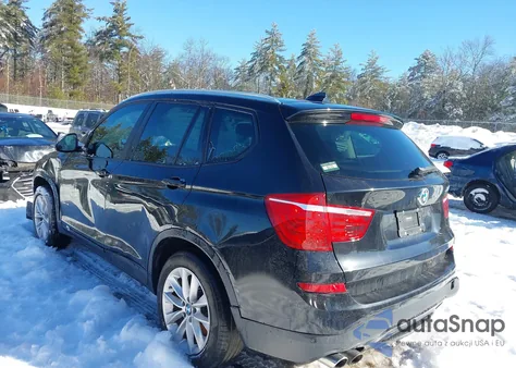 2016 BMW X3 xDrive28I z USA, uszkodzony, nr VIN 5UXWX9C53G0D76642